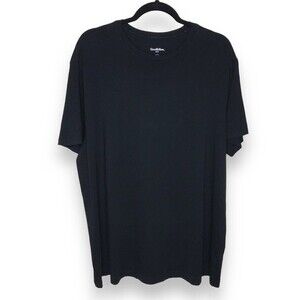 Goodfellow and Co Plain Black T Shirt Short Sleeve Crew Neck Mens Size XL